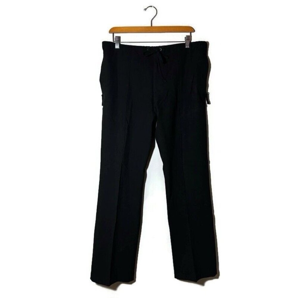 French Connection Black Wide Leg Pants Women's Size 30 Drawstring Closure